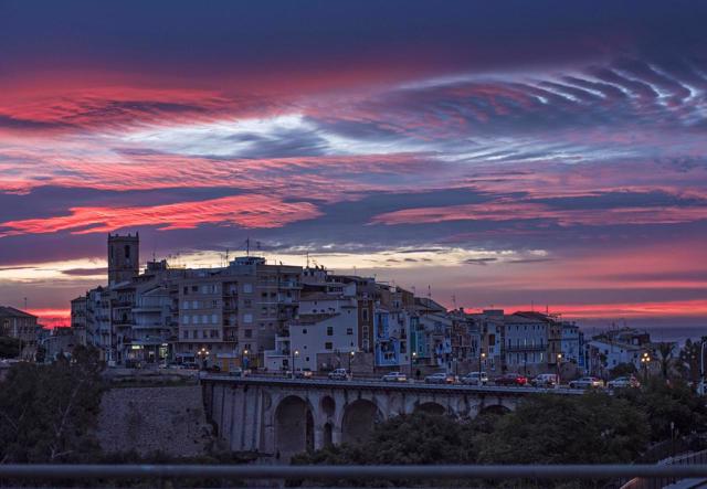 Paisaje nocturno La Vila Joiosa